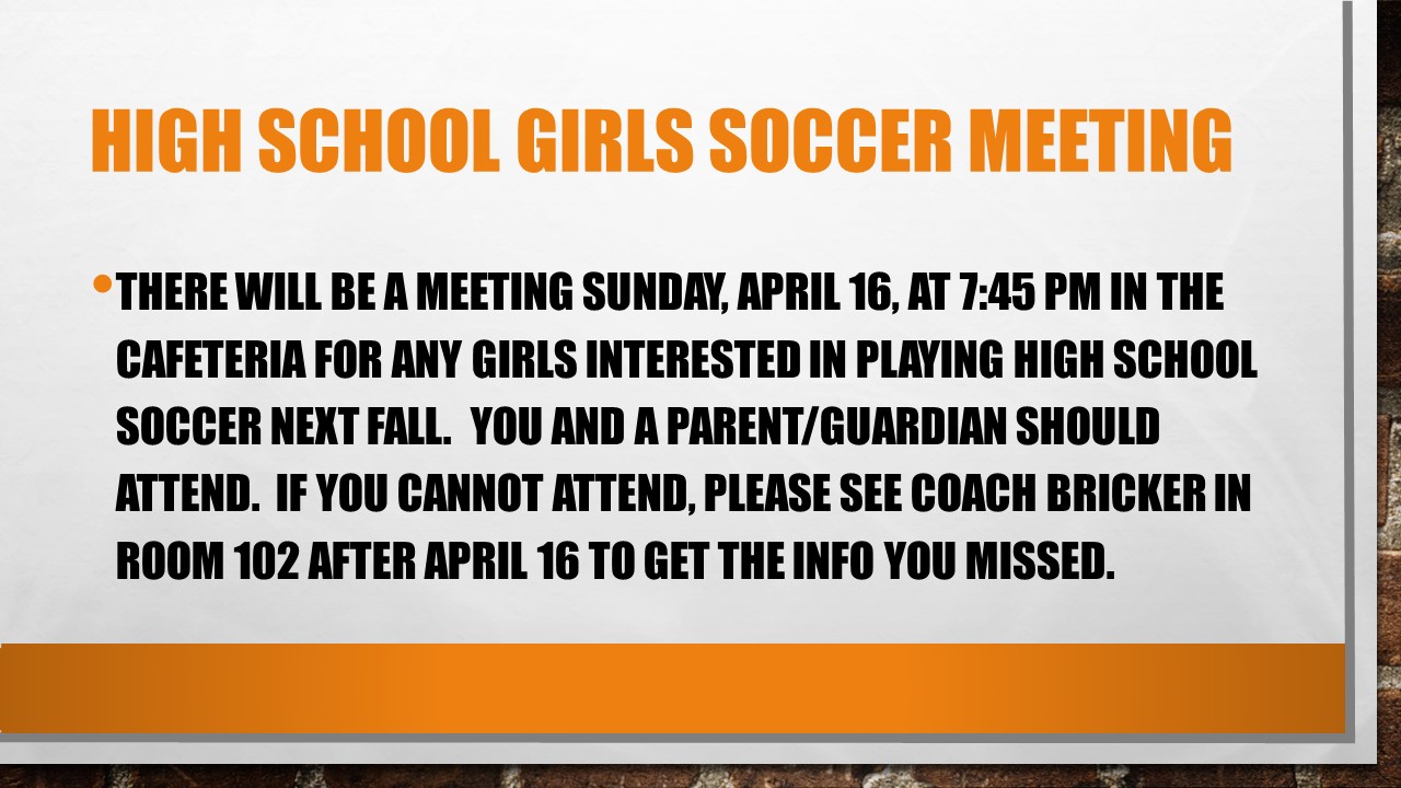 soccer meeting